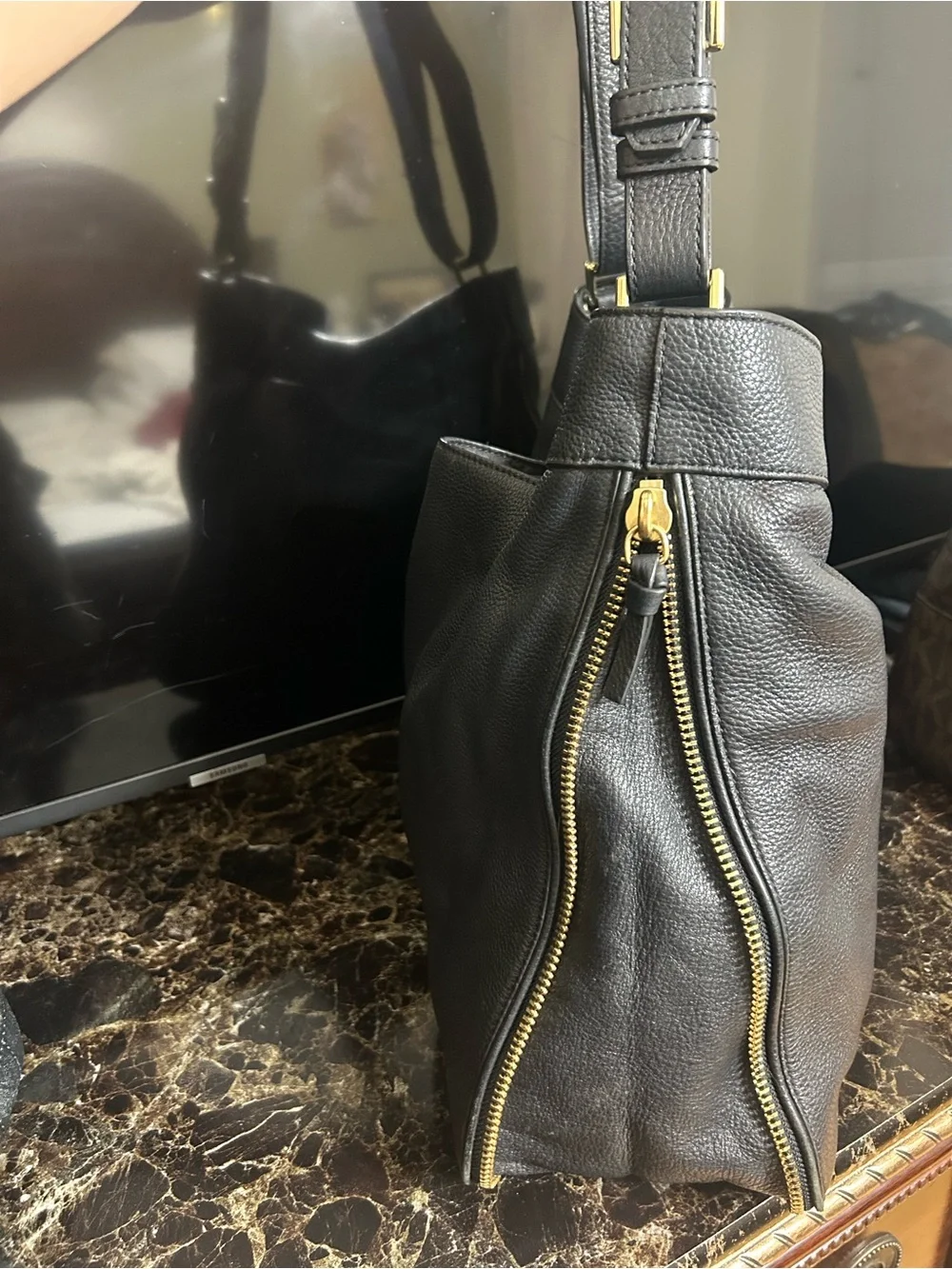Tory Burch soft pebbled